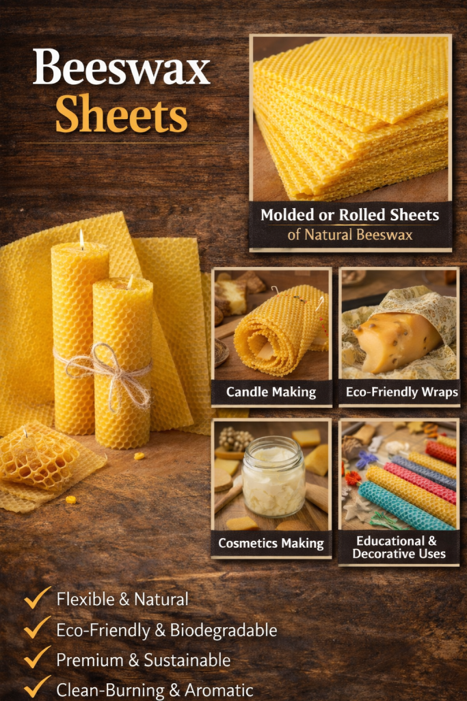 Beeswax heets bulk (wholesale)